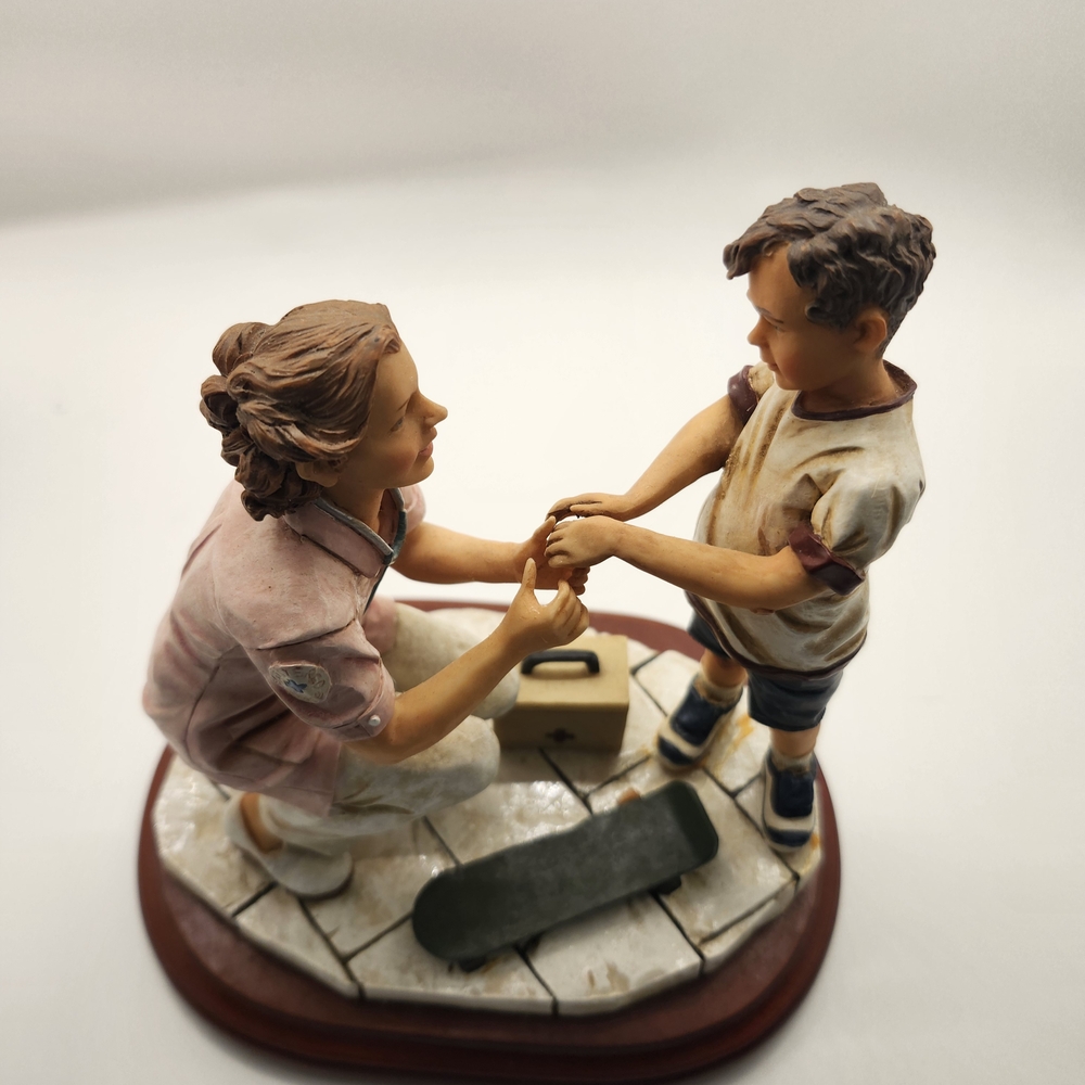Heartwarming Mother and Son Figurine
